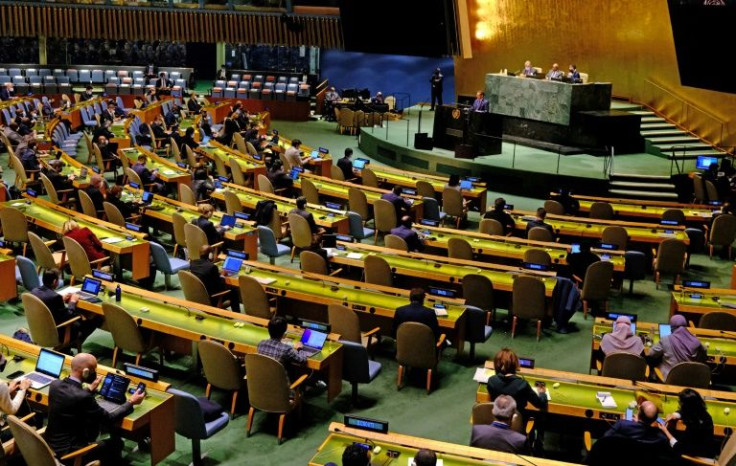 The UN General Assemblyin March 2022 in New York.