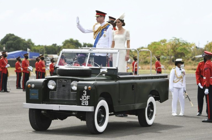 Prince William and his wife Catherine faced pro-republic protests in the Caribbean