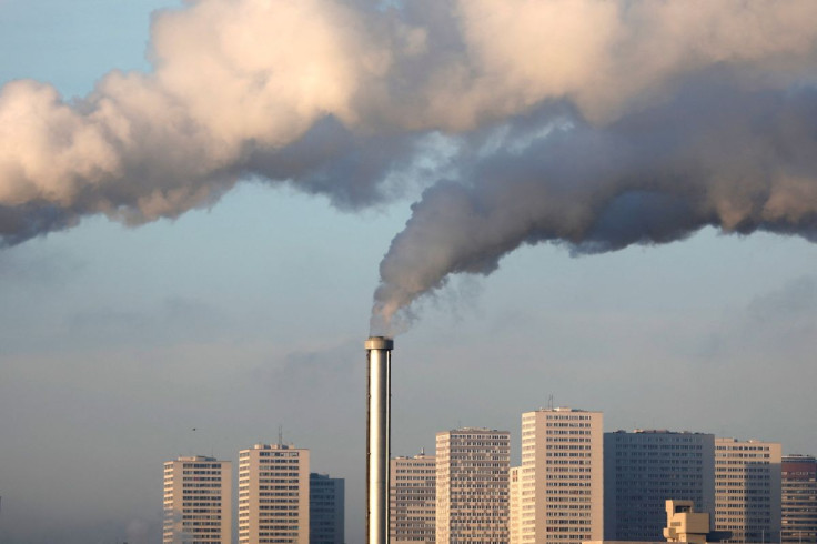 Water vapor billows from smokestacks at the incineration plant of Ivry-sur-Seine, near Paris, France, December 18, 2019.