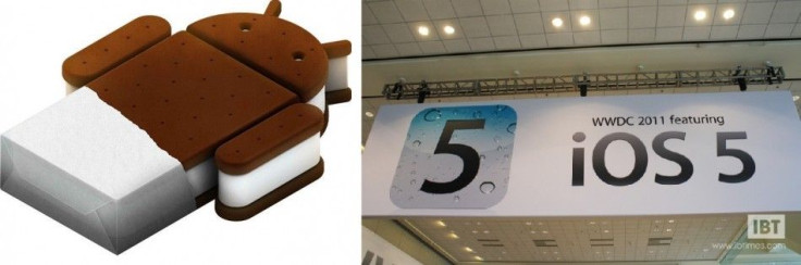 Mobile OS War - Apple iOS 5 versus Google Ice Cream Sandwich