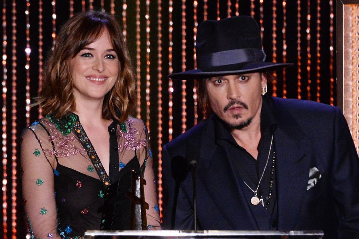 Dakota Johnson and Johnny Depp