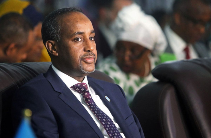 Somalia's Prime Minister Mohamed Hussein Roble attends the Somali election negotiation in Mogadishu, Somalia May 27, 2021