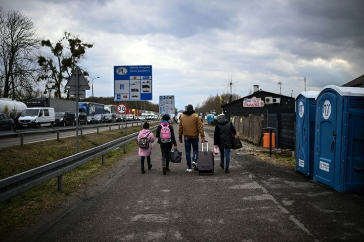 Nearly six out of 10 Ukrainian refugees -- 2,944,164 so far -- have crossed into Poland
