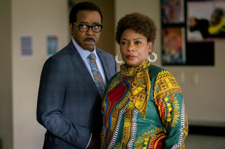 Courtney B. Vance as Franklin Roberts and Aunjanue Ellis as Martha Roberts are seen in a scene of AMC Networks' "61st Street" in this undated handout photo. George Burns/AMC/Handout via REUTERS     