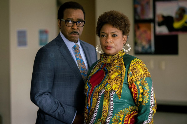 Courtney B. Vance as Franklin Roberts and Aunjanue Ellis as Martha Roberts are seen in a scene of AMC Networks' "61st Street" in this undated handout photo. George Burns/AMC/Handout via REUTERS