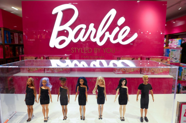 Barbie dolls, a brand owned by Mattel, are seen at the FAO Schwarz toy store in Manhattan, New York City, U.S., November 24, 2021. 