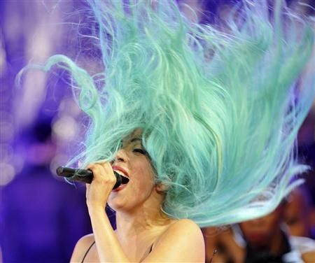 Lady Gaga performs quotBorn This Wayquot during the MuchMusic Video Awards in Toronto, June 19, 2011.