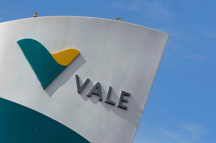 The logo of the Brucutu mine owned by Brazilian mining company Vale SA is seen in Sao Goncalo do Rio Abaixo, Brazil February 4, 2019. 