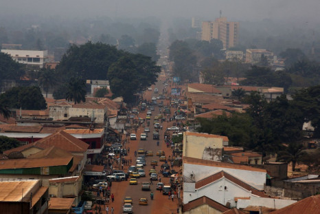 A general view shows a part of the capital Bangui, Central African Republic, February 16, 2016. 