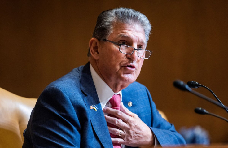 U.S. Senator Joe Manchin (D-WV) questions U.S. Attorney General Merrick Garland during a Senate Appropriations Subcommittee on Commerce, Justice, Science and Related Agencies on proposed budget estimates for 2023 for the Department of Justice in the Dirks