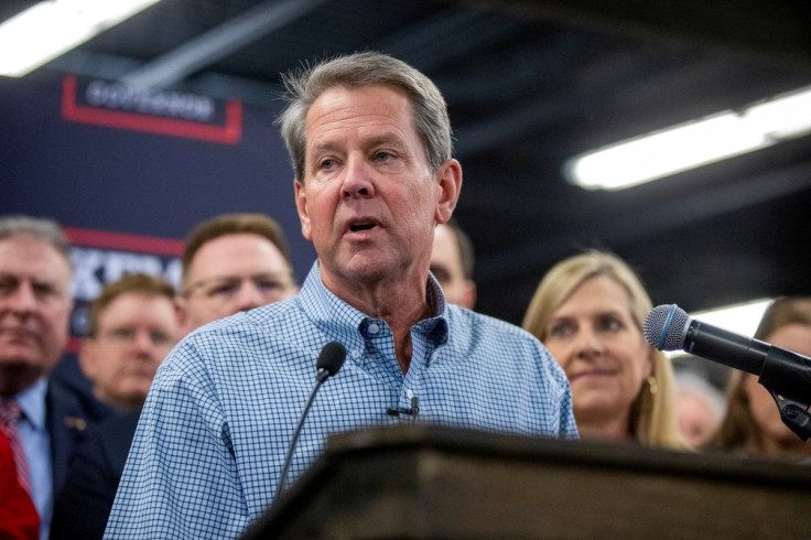 Georgia Governor Brian Kemp makes remarks in Smyrna, Georgia, U.S. January 5, 2022.  