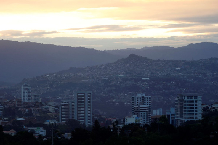 A view of Tegucigalpa, Honduras, November 25, 2017 ahead of the November 26 presidential election.