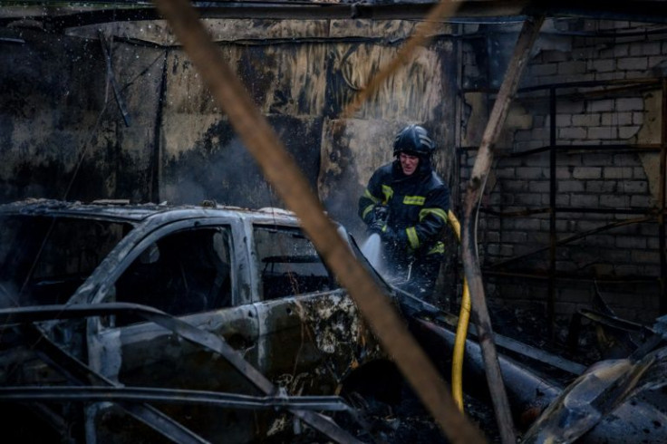 Firefighters in Kharkiv described being exhausted after battling blazes caused by shelling 'day after day'
