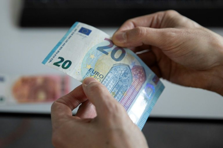 The EU's official statistics agency said that growth in the 19 countries that use the euro crawled to 0.2 percent between January and March compared to the previous quarter.