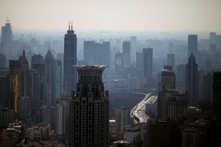 A view of the city skyline in Shanghai, China February 24, 2022. Picture taken February 24, 2022. 