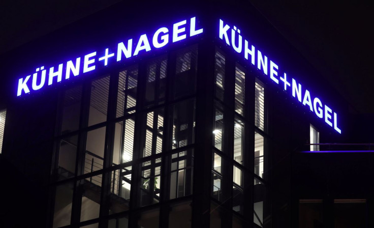 Logo of Swiss logistics group Kuehne + Nagel is seen at its headquarters, in Schindellegi, Switzerland November 30, 2020.