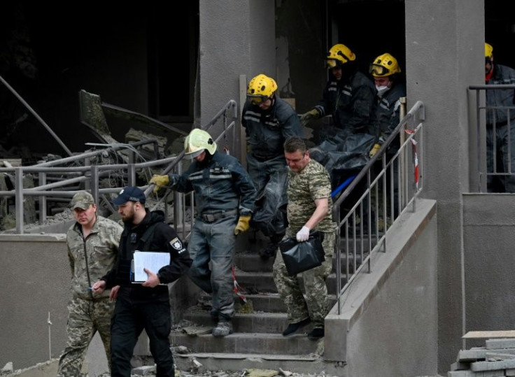 On Friday morning, rescuers found the body of a woman journalist who was killed the previous evening when Russian missiles slammed into a residential area of Kyiv