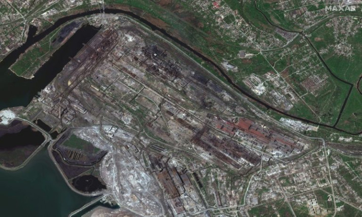 The latest satellite pictures taken Friday by Maxar Technologies show massive damage to the Azovstal steel plant