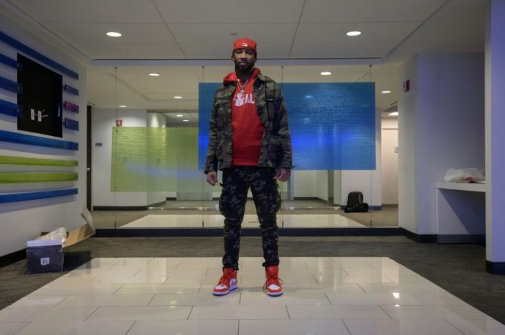 Christian Smalls, seen here at an event in New York in March 2022, does not look like a typical labor union leader