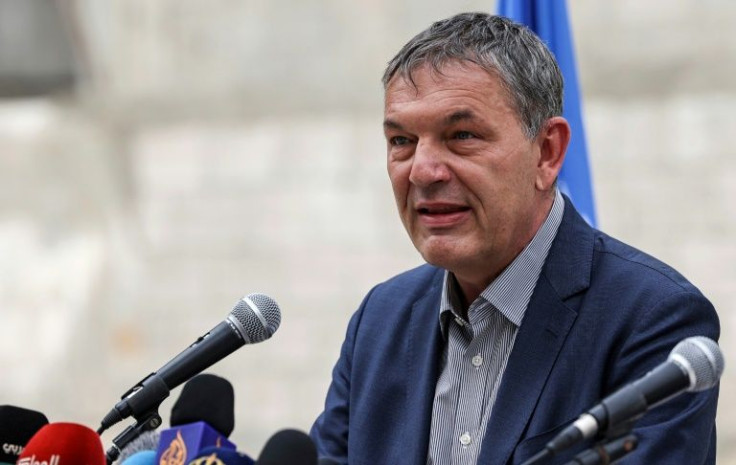 Philippe Lazzarini heads UNRWA, a frontline provider of healthcare, education and other services to some 5.7 million Palestinian refugees