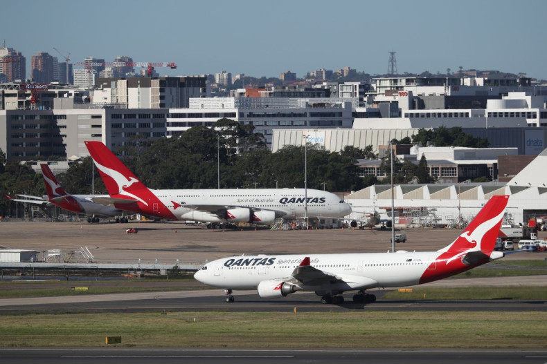 Qantas planes are seen at Kingsford Smith International Airport, following the coronavirus outbreak, in Sydney, Australia, March 18, 2020.  
