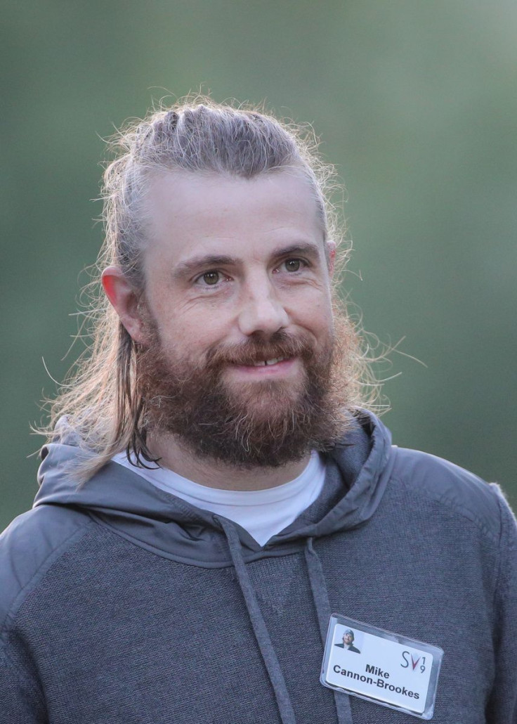 Mike Cannon-Brookes, chief executive officer of Atlassian, attends the annual Allen and Co. Sun Valley media conference in Sun Valley, Idaho, U.S., July 11, 2019. 