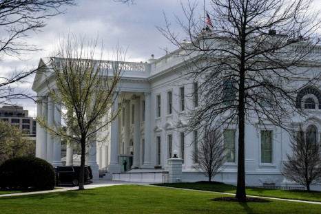 The White House is seen the morning after U.S. President Joe Biden returned from a trip to Brussels and Poland to meet with NATO leaders in Washington, U.S., March 27, 2022. 