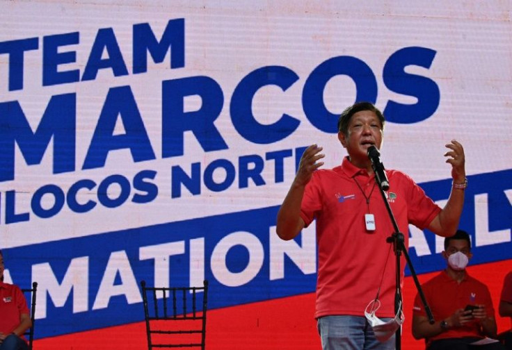 The son and namesake of former Philippine dictator Ferdinand Marcos is the frontrunner in the upcoming presidential election