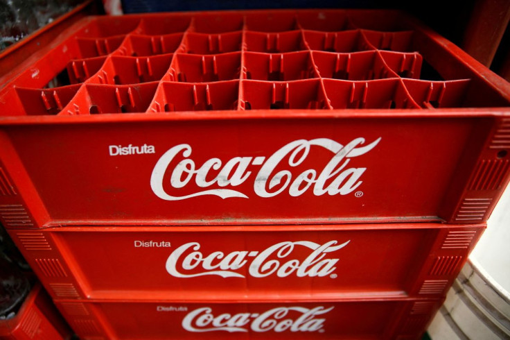 Empty Coca-Cola cases are seen at a food stall on the street in Caracas, Venezuela May 24, 2016. 