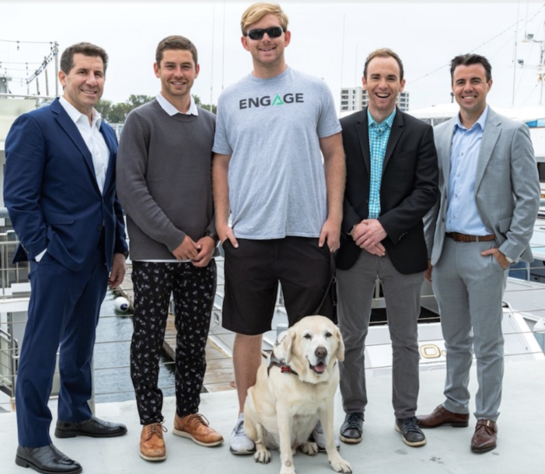 John Shegerian / Brendan Egan with Engage Team