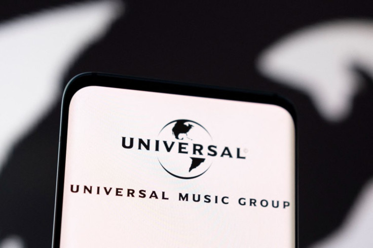 Universal Music Group logo is seen displayed in this illustration taken, May 3, 2022.