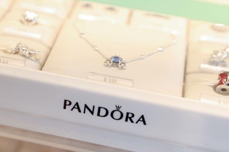 Pandora products are seen at their store at the Woodbury Common Premium Outlets in Central Valley, New York, U.S., February 15, 2022. 