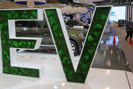 A sign promoting electric vehicles is displayed during the media day at the Canadian International AutoShow in Toronto, Ontario, Canada, February 14, 2019. 
