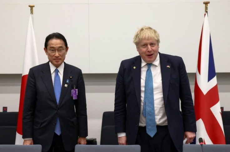 Johnson and Kishida met at NATO headquarters in Brussels in March