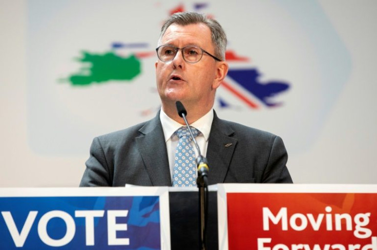The pro-UK DUP, under leader Jeffrey Donaldson, could be pushed into second place in Northern Ireland or worse, according to polling