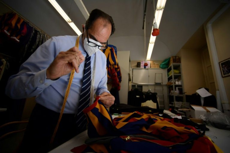 Tailor Ety Cicioni began making the uniforms in 1997 under pope John Paul II