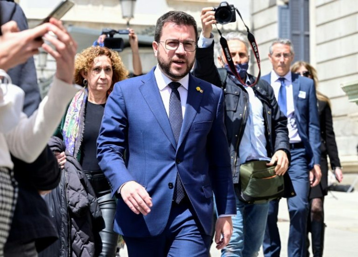 Spanish media reported the spymaster said spies targeted 18 Catalan separatists, including regional Catalan leader Pere Aragones