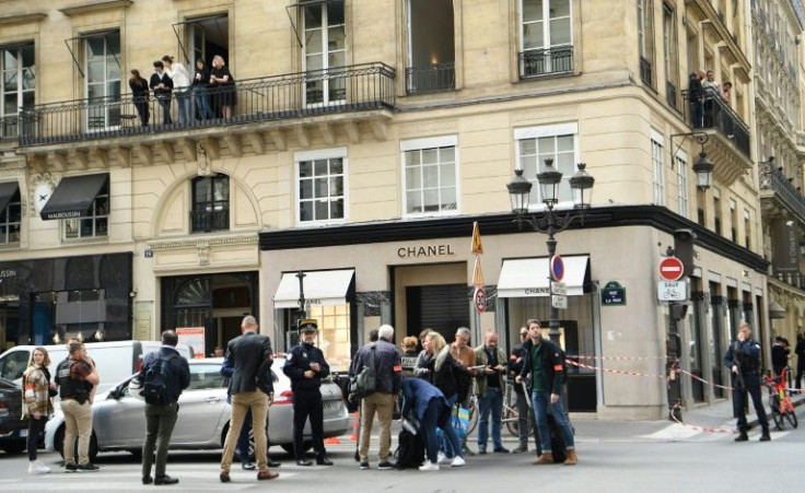 The Chanel outlet is one of many high-end jewellery stores in the Place Vendome neighbourhood
