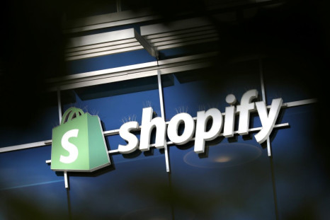 The logo of Shopify is seen outside its headquarters in Ottawa, Ontario, Canada, September 28, 2018. 