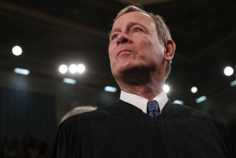 U.S. Supreme Court Chief Justice John Roberts waits for U.S. President Donald Trump's State of the Union address to a joint session of the U.S. Congress in the House Chamber of the U.S. Capitol in Washington, U.S. February 4, 2020. 