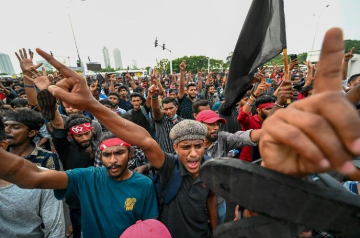 Public anger has sparked sustained protests demanding the government step down over its mismanagement of the crisis, Sri Lanka's worst since independence in 1948