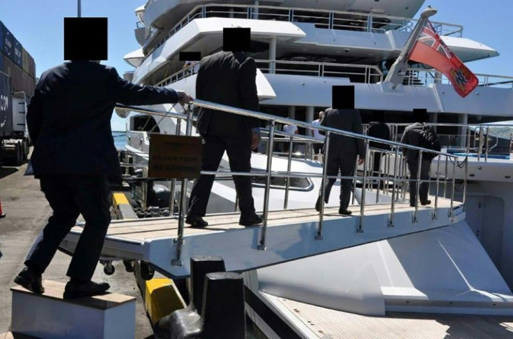 The 348-foot (106-metre) Amadea was berthed in Fiji when the island state's law enforcement took control of it