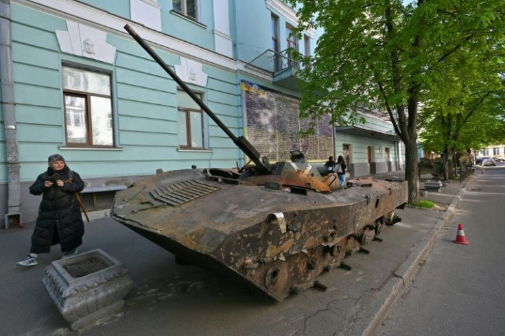 Curator Pavlo Netesov hopes destroyed Russian armour and weaponry will remind people in Kyiv of the toll of a war that has been much worse in other parts of Ukraine.