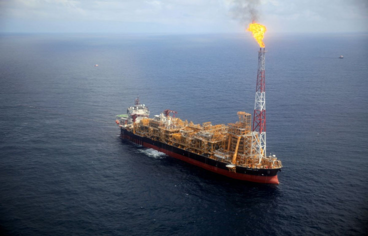 Kaombo Norte floating oil platform is seen from a helicopter off the coast of Angola, November 8, 2018. 