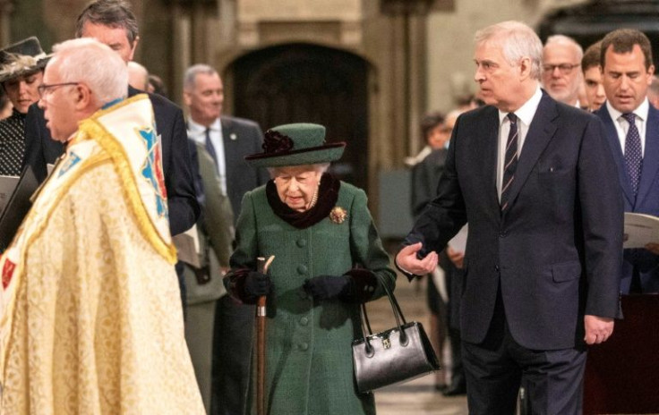 Andrew accompanied his mother at the memorial service in March to her late husband and his father, Prince Philip