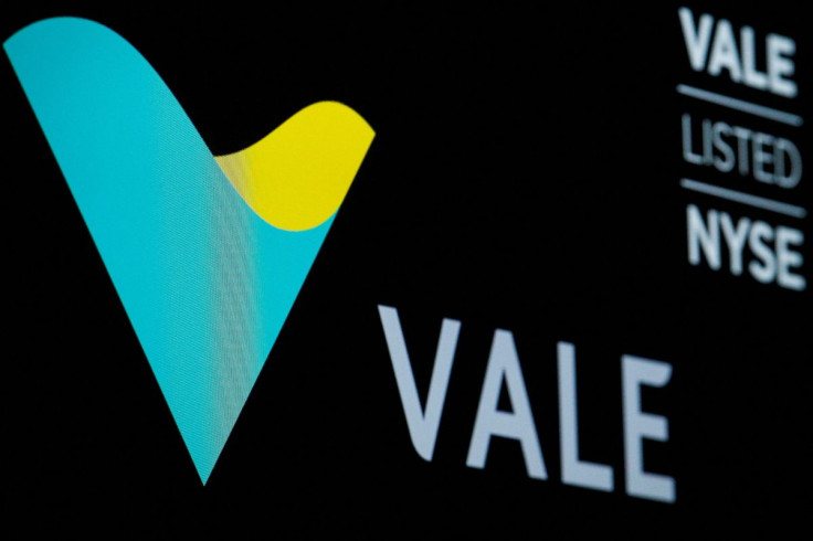 Brazilian mining company Vale SA logo and trading symbol are displayed on a screen at the New York Stock Exchange (NYSE) in New York, U.S., December 6, 2017.
