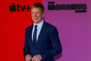 Pat Kiernan arrives to the global premiere for Apple's "The Morning Show" at the Lincoln Center in the Manhattan borough of New York City, U.S., October 28, 2019. 