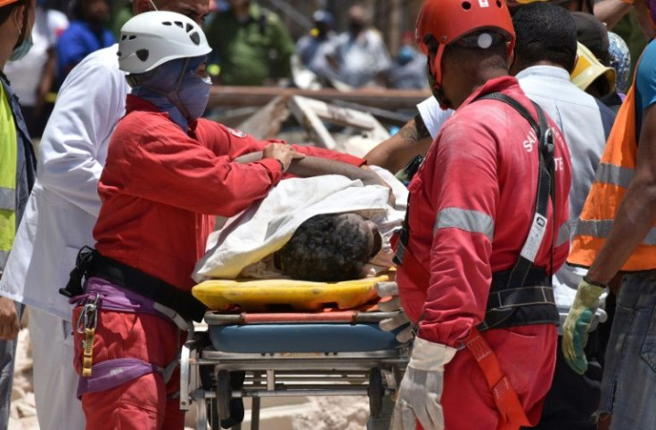 The explosion killed at least eight people and wounded about 30