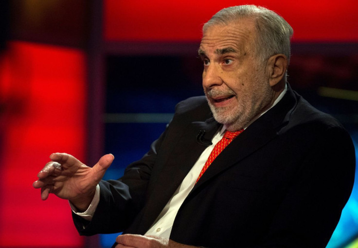 Billionaire activist-investor Carl Icahn gives an interview on Fox Business Network's Neil Cavuto show in New York, U.S. on February 11, 2014.