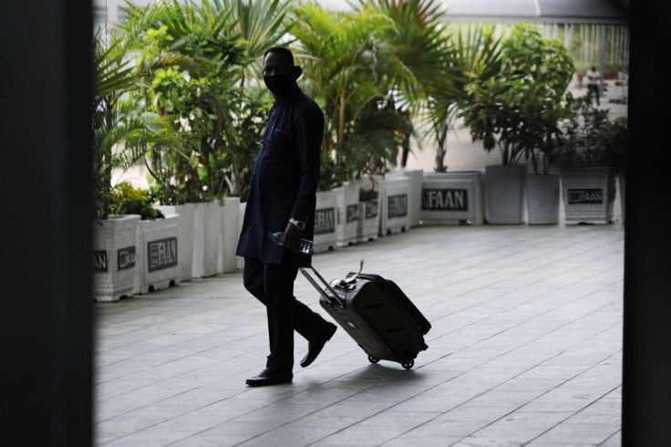 A man is seen on arrival at the domestic wing of the Nnamdi Azikiwe International Airport on its re-opening day for domestic flight operations, following the coronavirus disease (COVID-19) outbreak, in Abuja, in Abuja, Nigeria July 8, 2020.